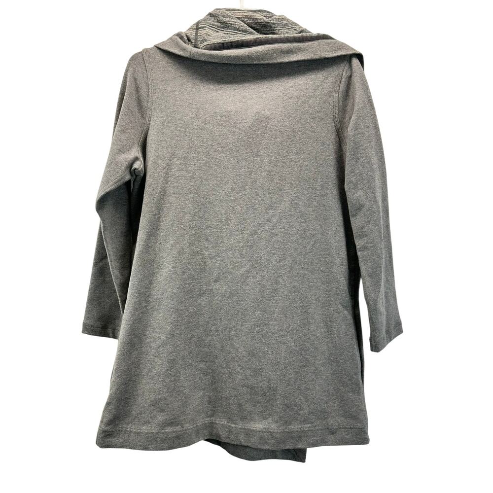 lululemon athletica Gray Sweatshirt with Striped Collar - Picture 2 of 6